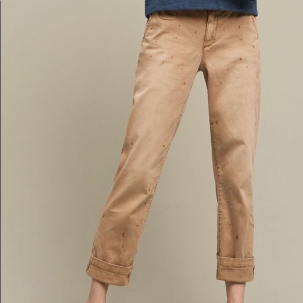 Pilcro & Letterpress by Anthropologie khaki chinos